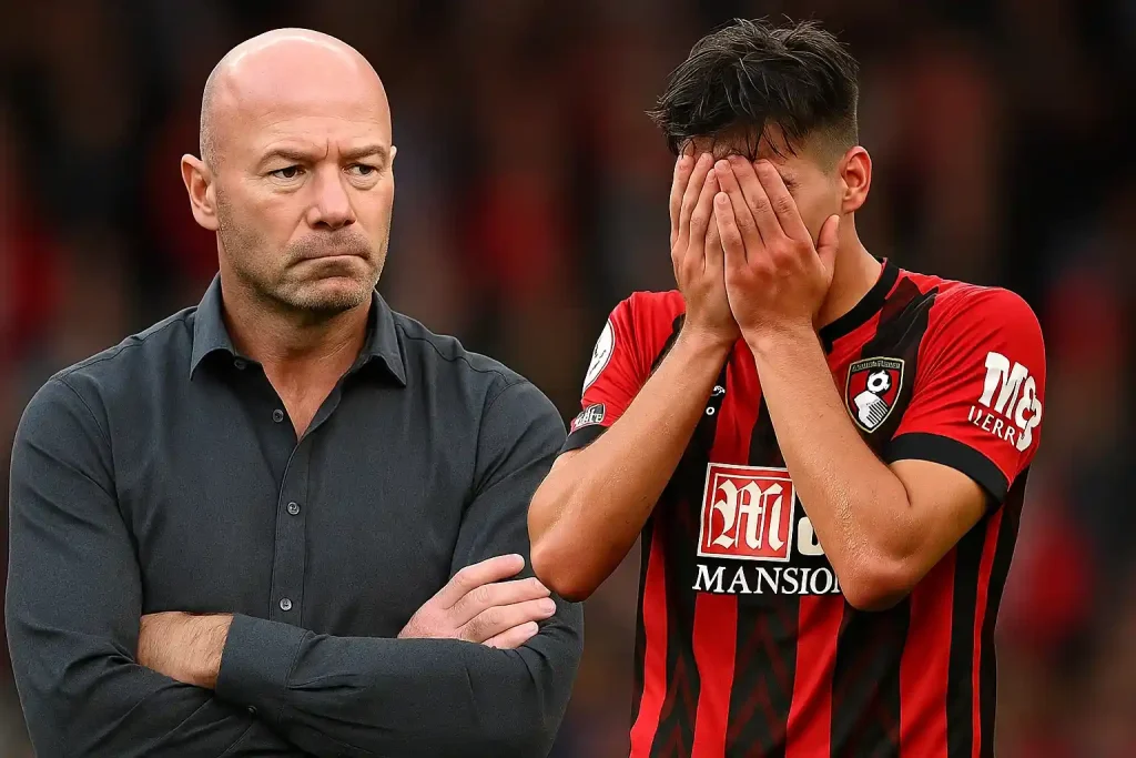 Alan Shearer thất vọng với phong độ tệ hại của Milos Kerkez